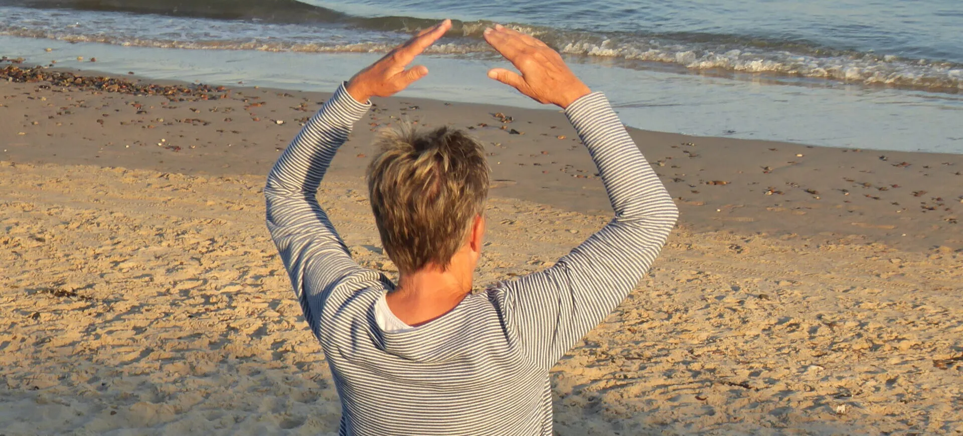 Kristina am Strand